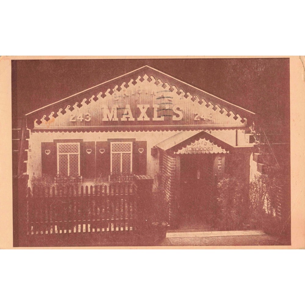 Yorkville New York NY NYC Maxl's Restaurant 243 E 86th St 1936 Postcard